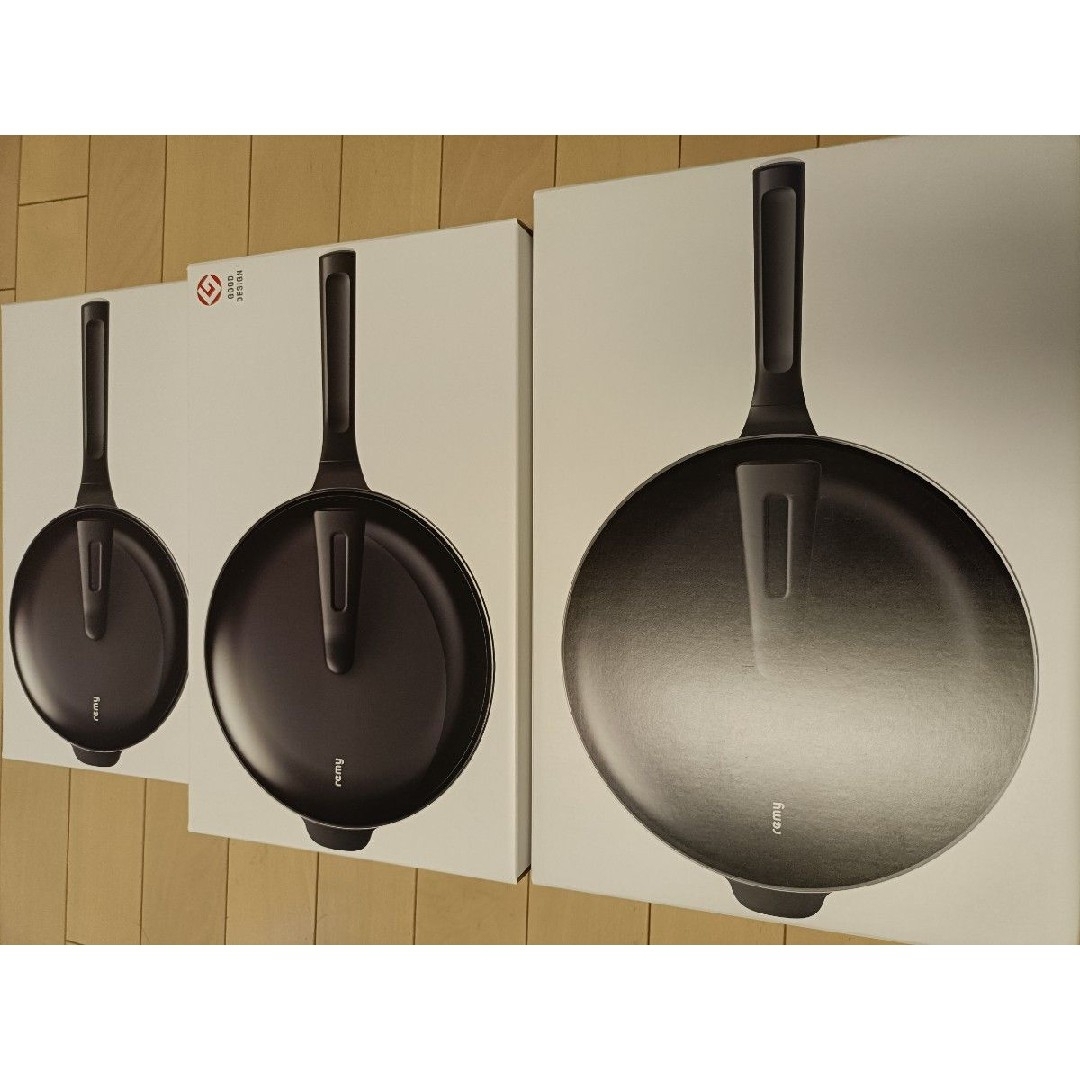 新品未開封】レミパンプラス 3点セット ホワイト フライパン RHF-847 新品未開封】レミパンプラス 3点セット ホワイト フライパン RHF-847