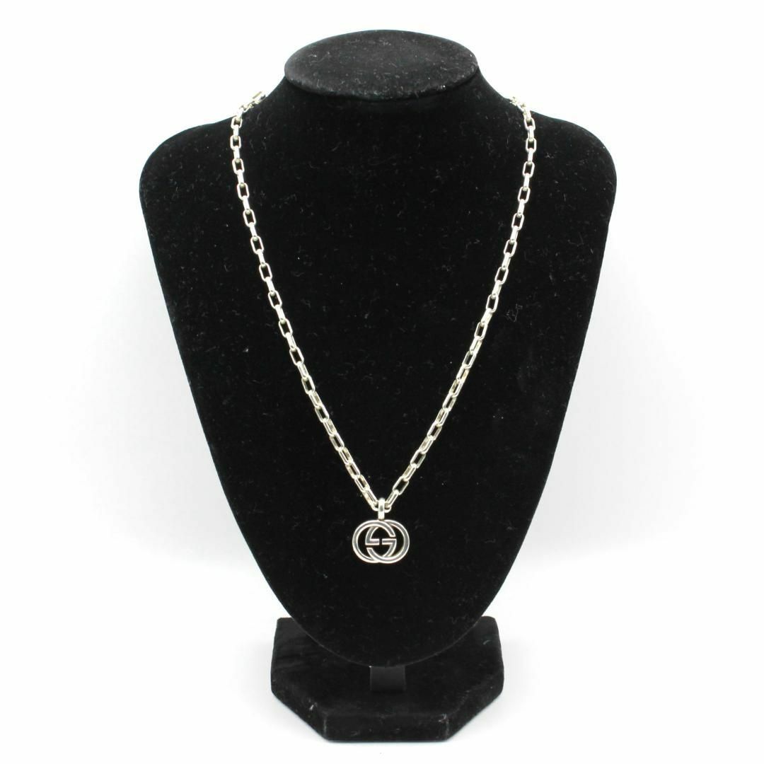 美品 GUCCI グッチ アクセサリー インターロッキング GGネックレス 美品 GUCCI グッチ アクセサリー インターロッキング GGネックレス