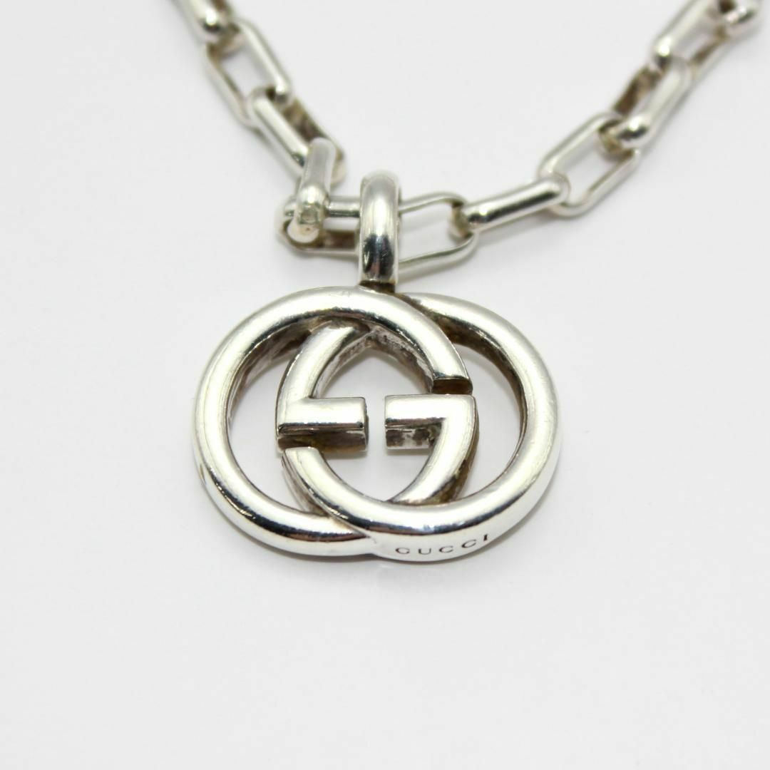 美品 GUCCI グッチ アクセサリー インターロッキング GGネックレス 美品 GUCCI グッチ アクセサリー インターロッキング GGネックレス