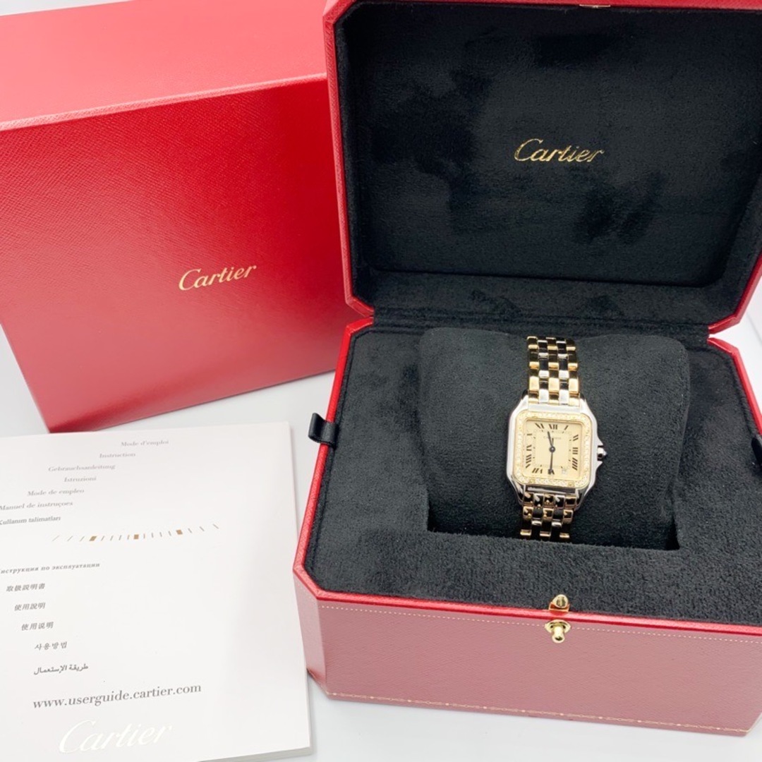Cartier - 【OH済】カルティエ パンテール MM デイト コンビ 3 Cartier - 【OH済】カルティエ パンテール MM デイト コンビ 3