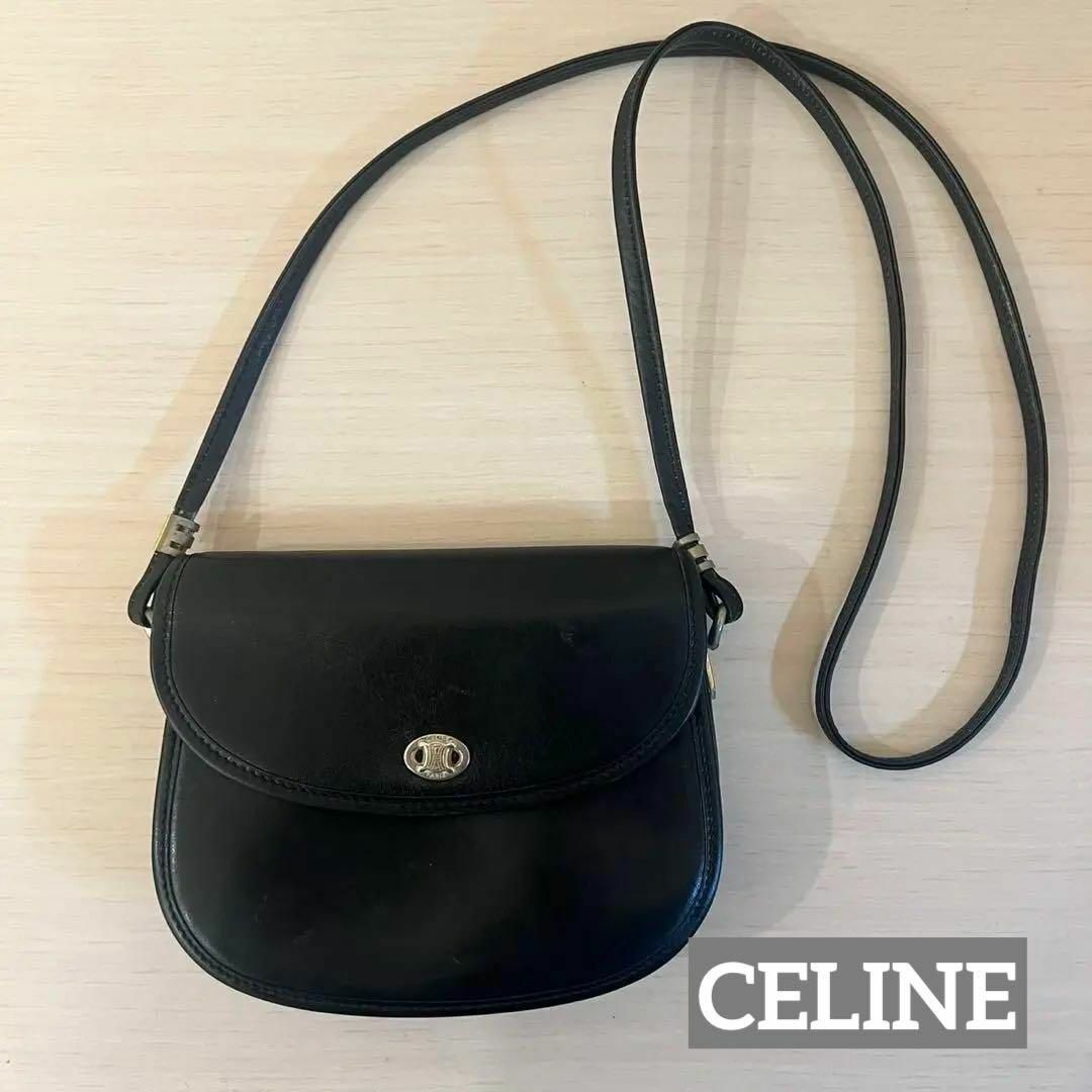 CELINE - 【良品】 セリーヌ ミニショルダーバッグ ブラゾン金具 CELINE - 【良品】 セリーヌ ミニショルダーバッグ ブラゾン金具