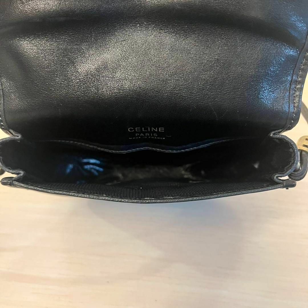 CELINE - 【良品】 セリーヌ ミニショルダーバッグ ブラゾン金具 CELINE - 【良品】 セリーヌ ミニショルダーバッグ ブラゾン金具