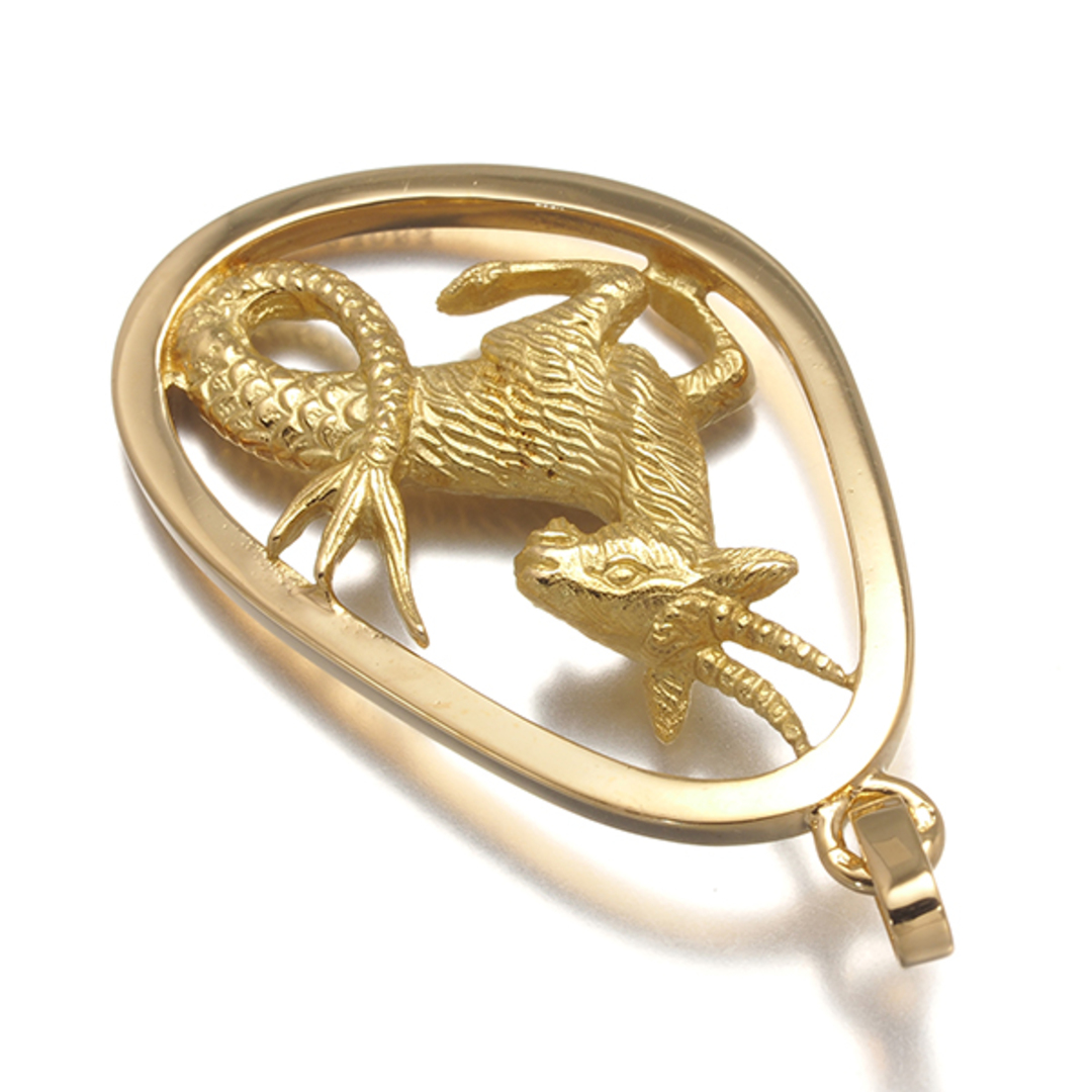 BOUCHERON - ブシュロン ペンダントトップ 山羊座 星座 K18YG BOUCHERON - ブシュロン ペンダントトップ 山羊座 星座 K18YG