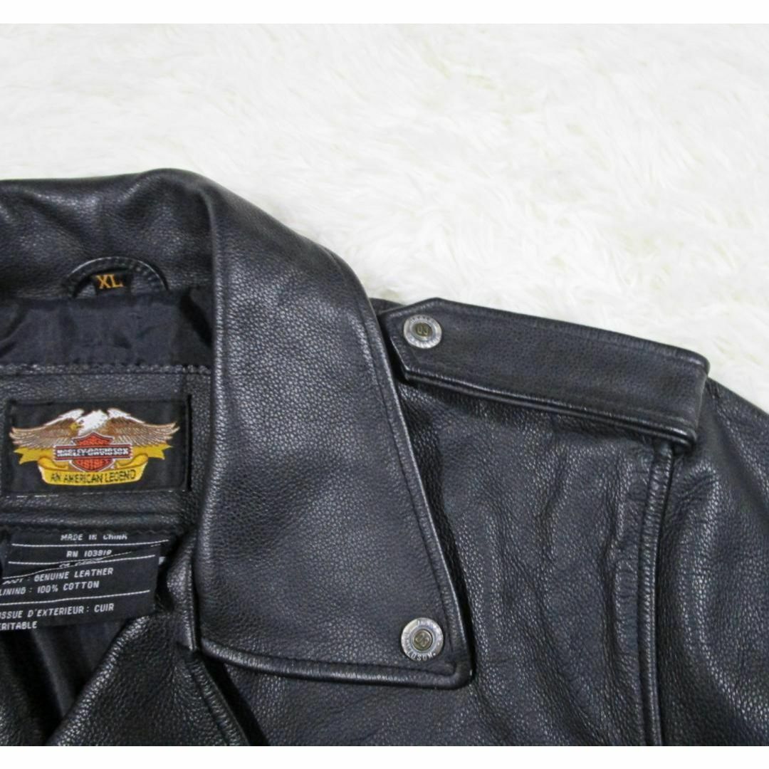 ☆美品☆ハーレーダビッドソン ライダースジャケット ダブル XL ☆美品☆ハーレーダビッドソン ライダースジャケット ダブル XL