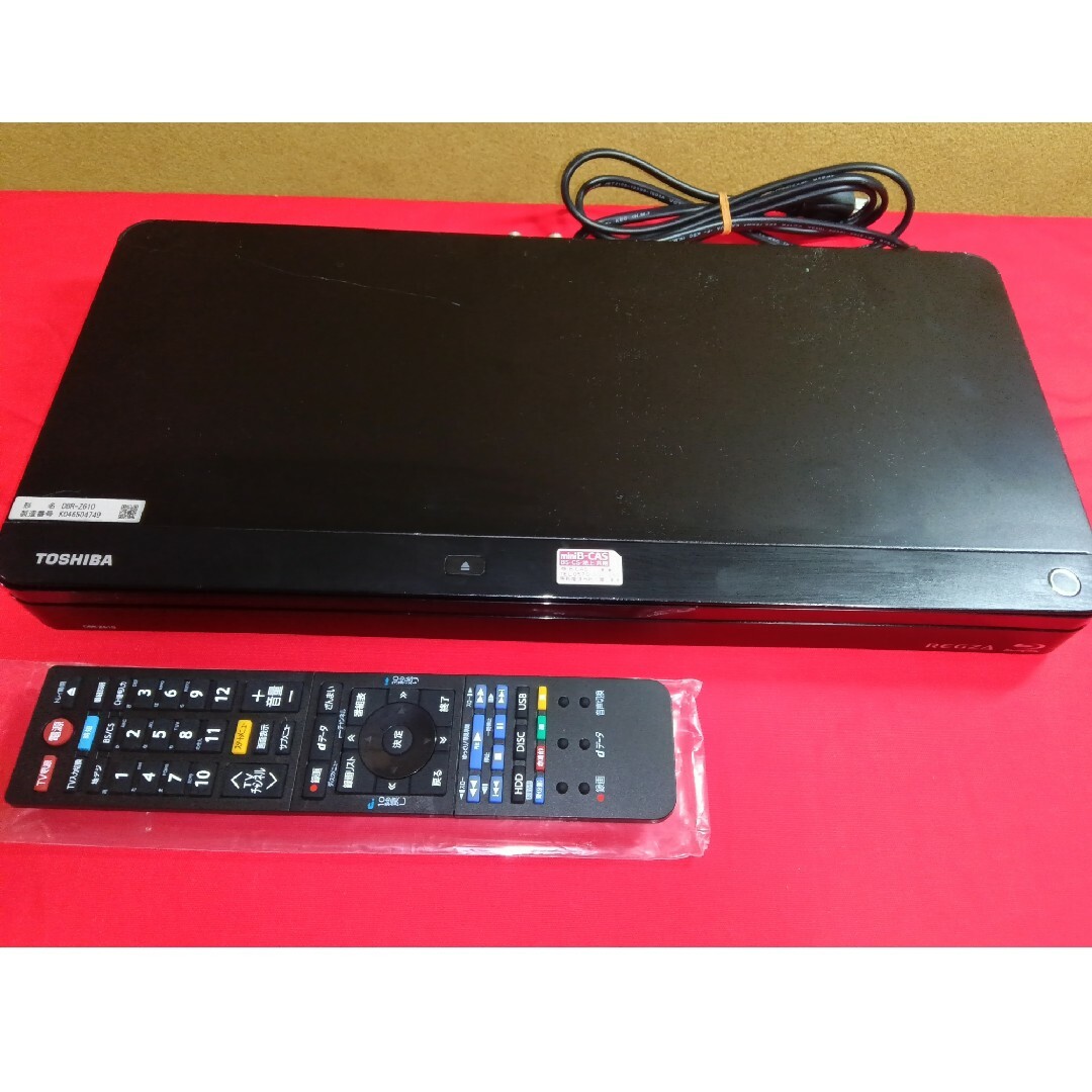 ○東芝REGZA ブルーレイレコーダー/Z610○点検整備済み/動作確認品。 ○東芝REGZA ブルーレイレコーダー/Z610○点検整備済み/動作確認品。
