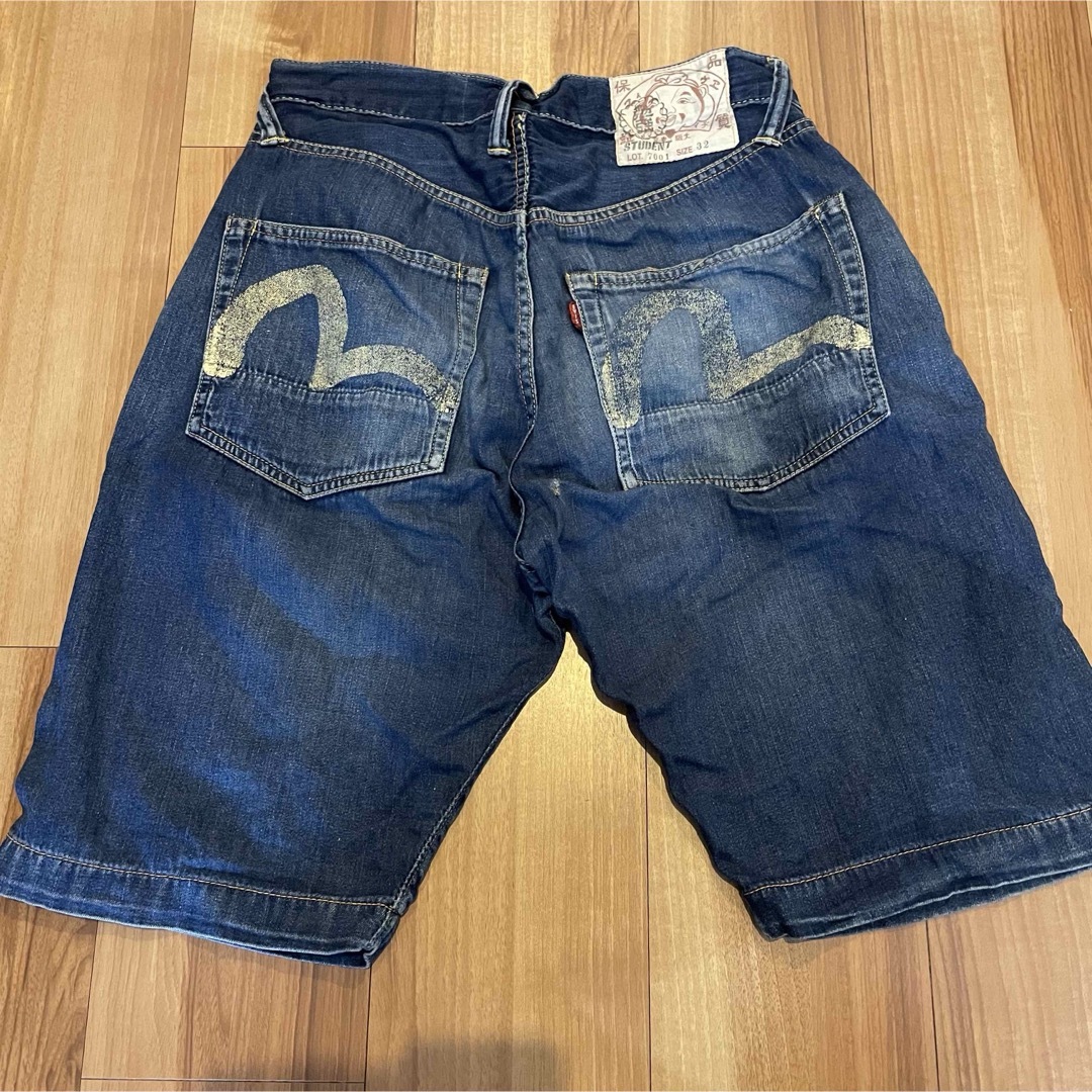 EVISU(エヴィス) / ショートパンツ/34/デニム/IDG/無地/ジップ EVISU(エヴィス) / ショートパンツ/34/デニム/IDG/無地/ジップ