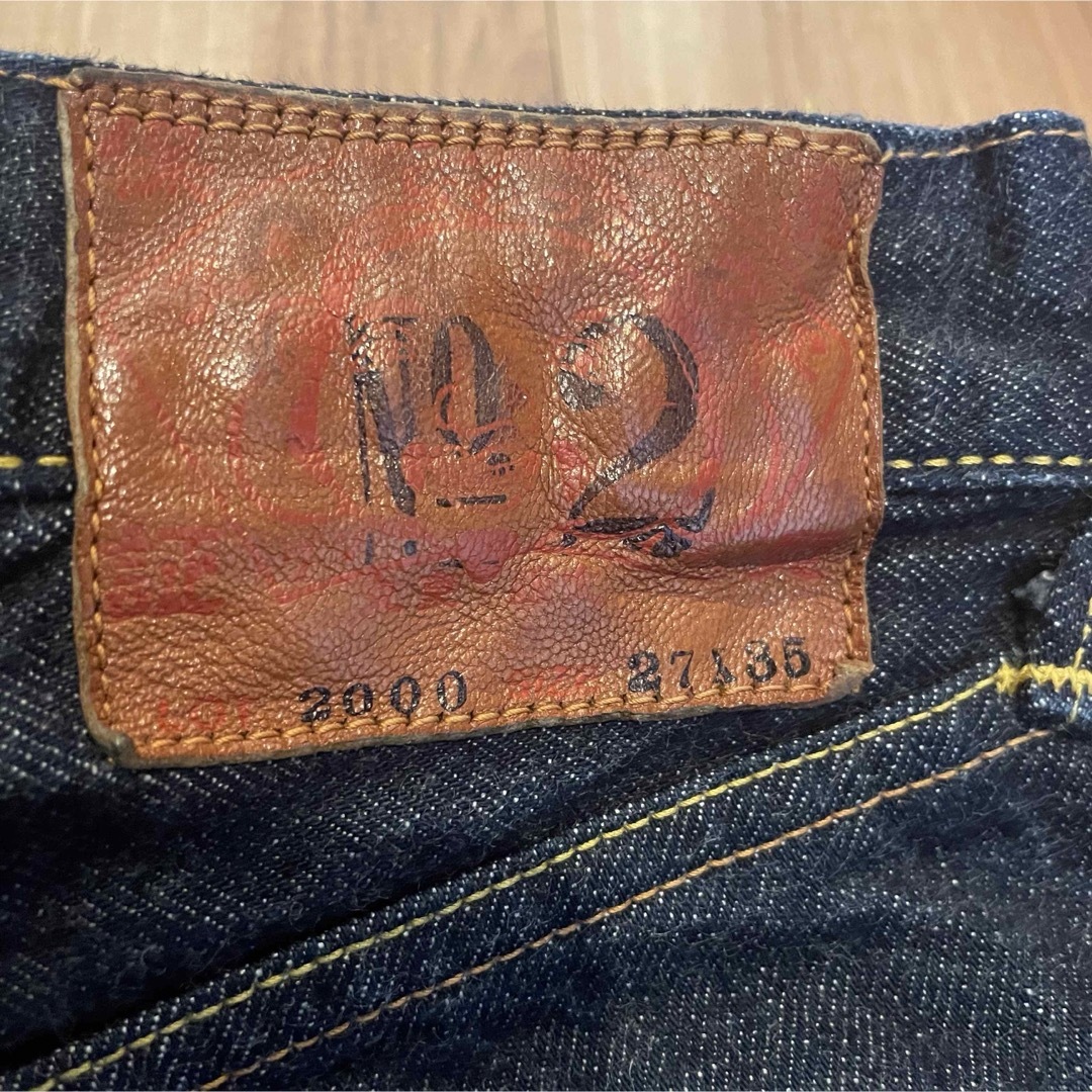 サイズ27 濃いピンク 虎耳 2000 NO2 美品 濃紺 エヴィス エビス サイズ27 濃いピンク 虎耳 2000 NO2 美品 濃紺 エヴィス エビス