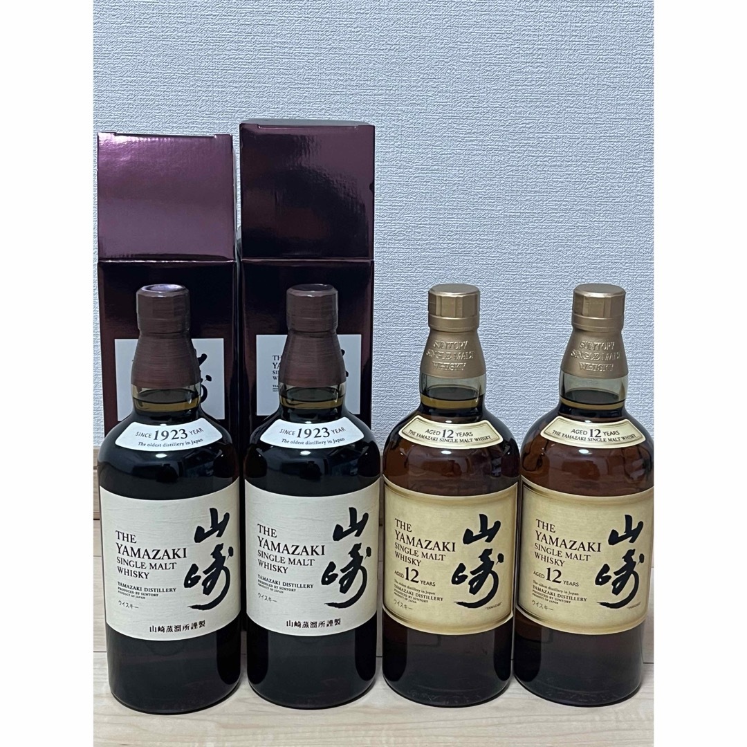 サントリー - 旧山崎12年 旧山崎NA 4本セットの通販 by パルム|サントリーならラクマ サントリー - 旧山崎12年 旧山崎NA 4本セットの通販 by パルム|サントリーならラクマ