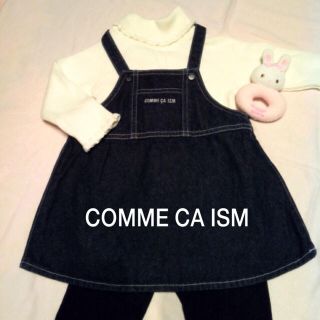 コムサイズム(COMME CA ISM)の＊コムサ＊babyデニムワンピ80cm(その他)