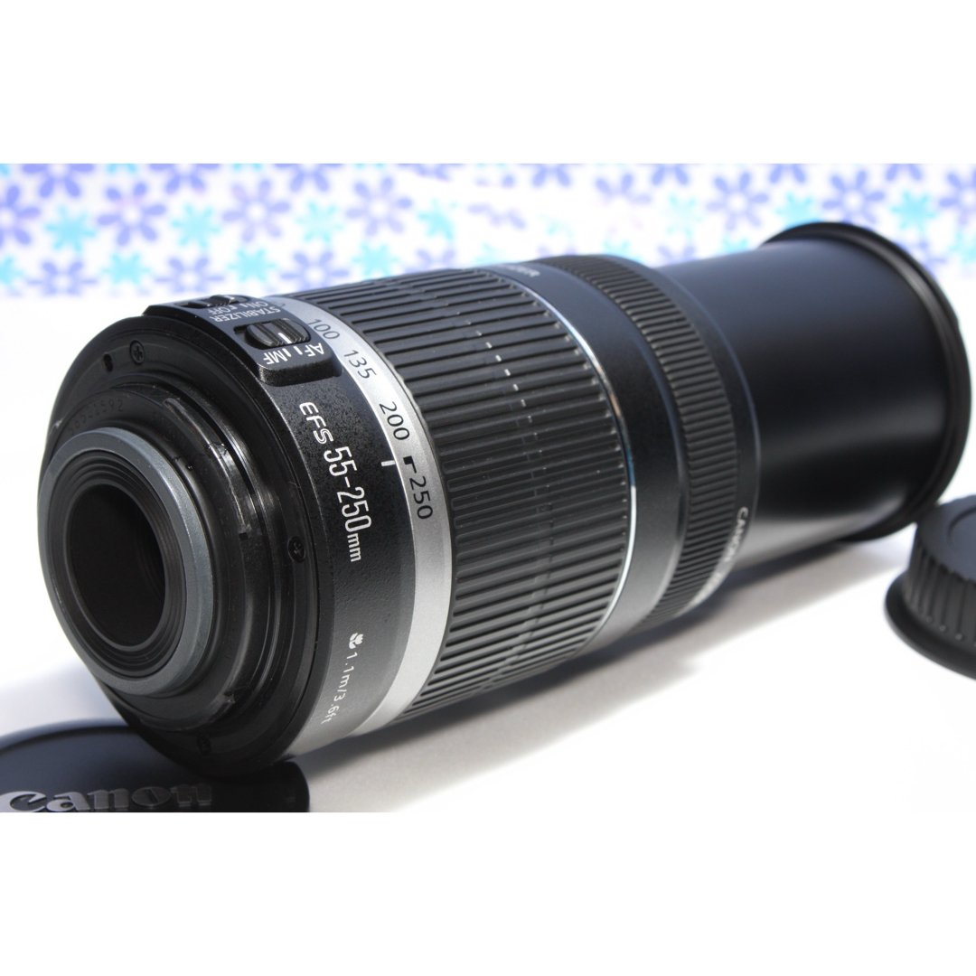 極美品☆Canon EF-S 55-250mm IS☆望遠レンズ☆手振れ補正☆ 極美品☆Canon EF-S 55-250mm IS☆望遠レンズ☆手振れ補正☆