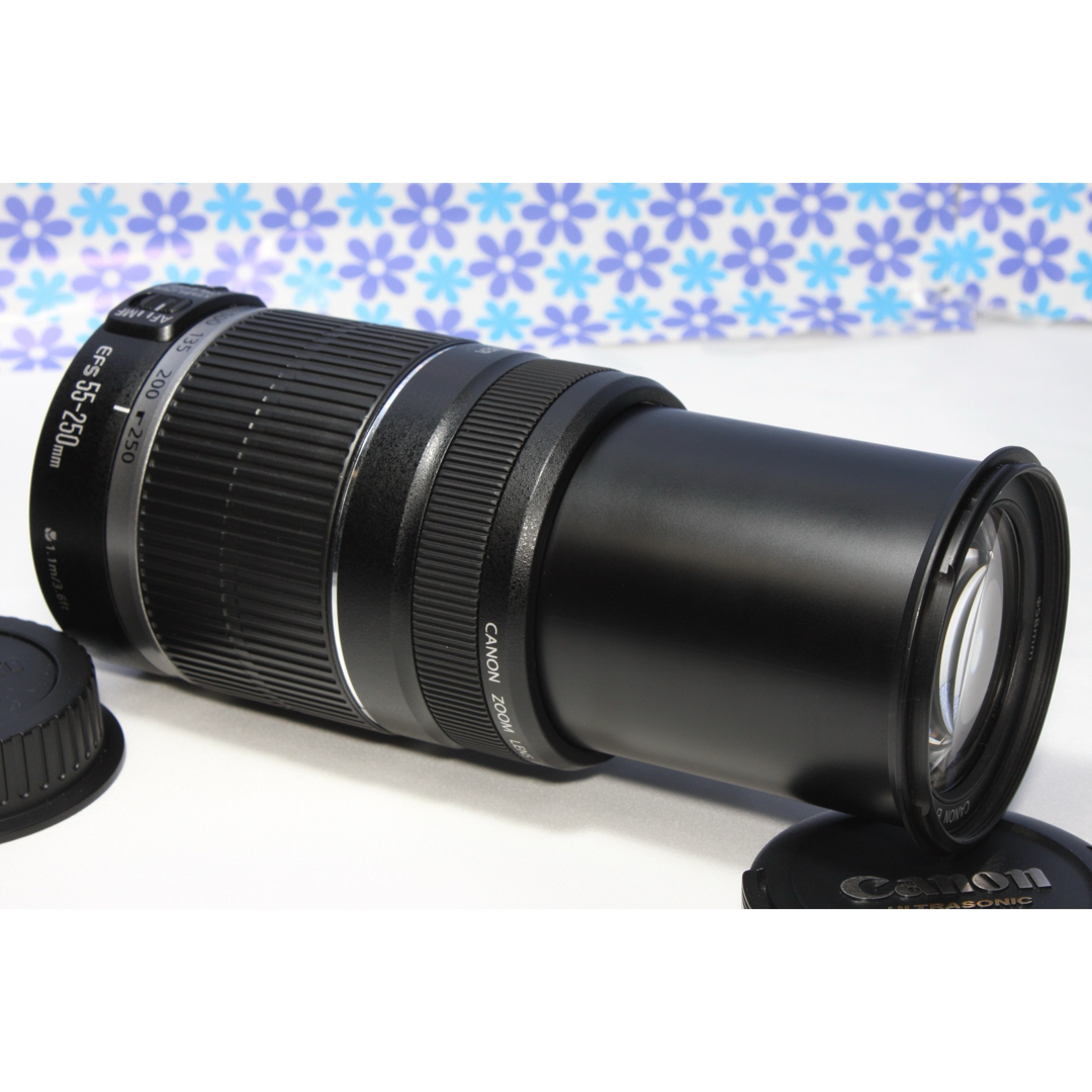 極美品☆Canon EF-S 55-250mm IS☆望遠レンズ☆手振れ補正☆ 極美品☆Canon EF-S 55-250mm IS☆望遠レンズ☆手振れ補正☆