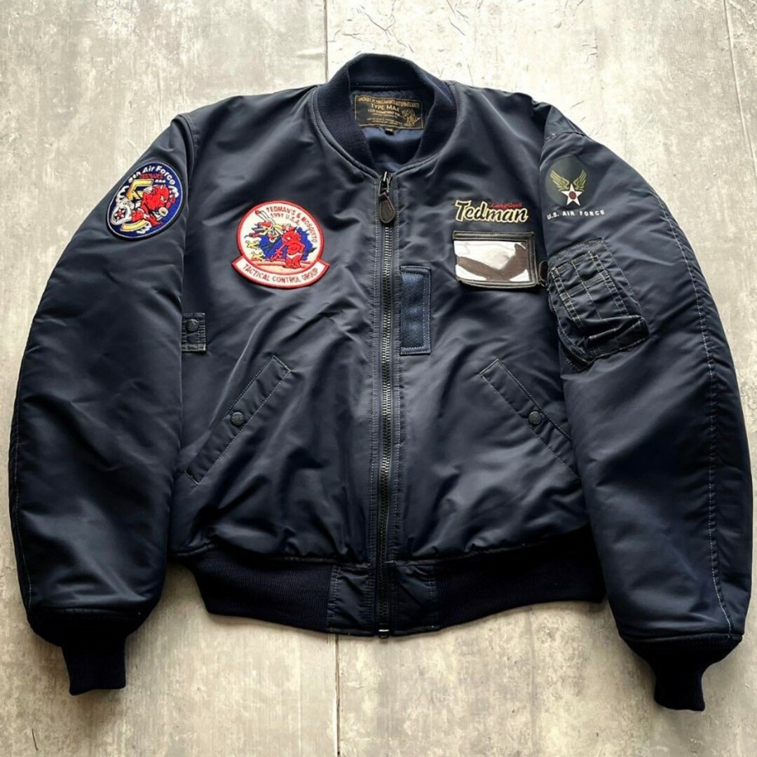 TEDMAN - TEDMAN フライトジャケット MA-1 ミリタリー 軍物 42 TEDMAN - TEDMAN フライトジャケット MA-1 ミリタリー 軍物 42