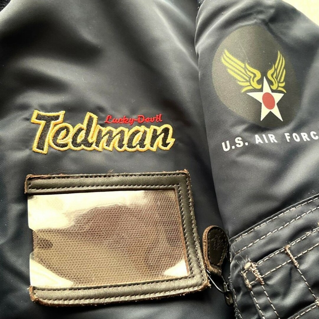 TEDMAN - TEDMAN フライトジャケット MA-1 ミリタリー 軍物 42 TEDMAN - TEDMAN フライトジャケット MA-1 ミリタリー 軍物 42