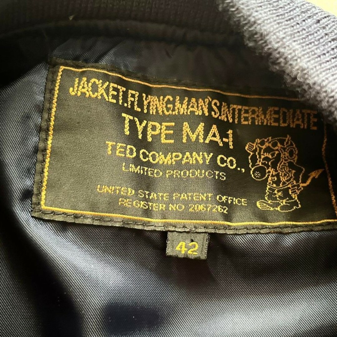 TEDMAN - TEDMAN フライトジャケット MA-1 ミリタリー 軍物 42 TEDMAN - TEDMAN フライトジャケット MA-1 ミリタリー 軍物 42