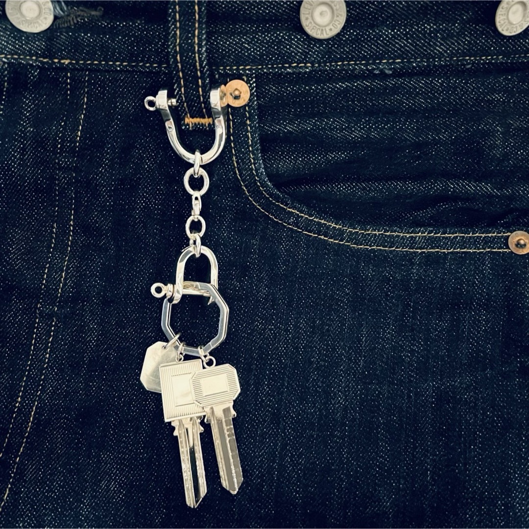 VINTAGE TIFFANY ティファニー ダブル シャックル キー チェーン VINTAGE TIFFANY ティファニー ダブル シャックル キー チェーン