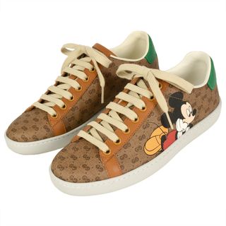 GUCCI - グッチ GGエンボス スニーカー レザー #38 25cm GUCCI - グッチ GGエンボス スニーカー レザー #38 25cm