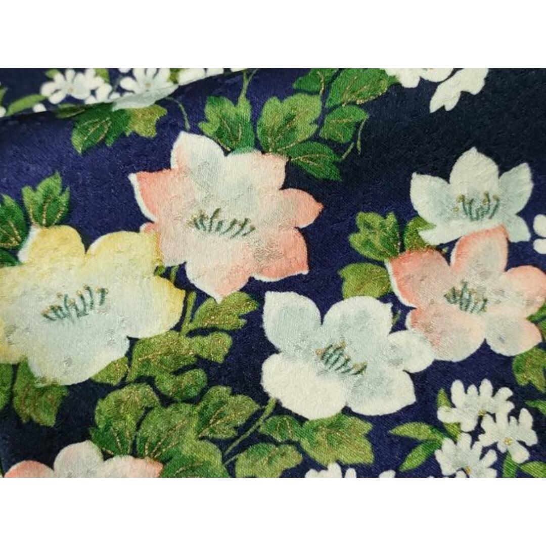 平和屋着物■上質な小紋　草花文　暈し染め　金彩　正絹　逸品　CAAK3283ev