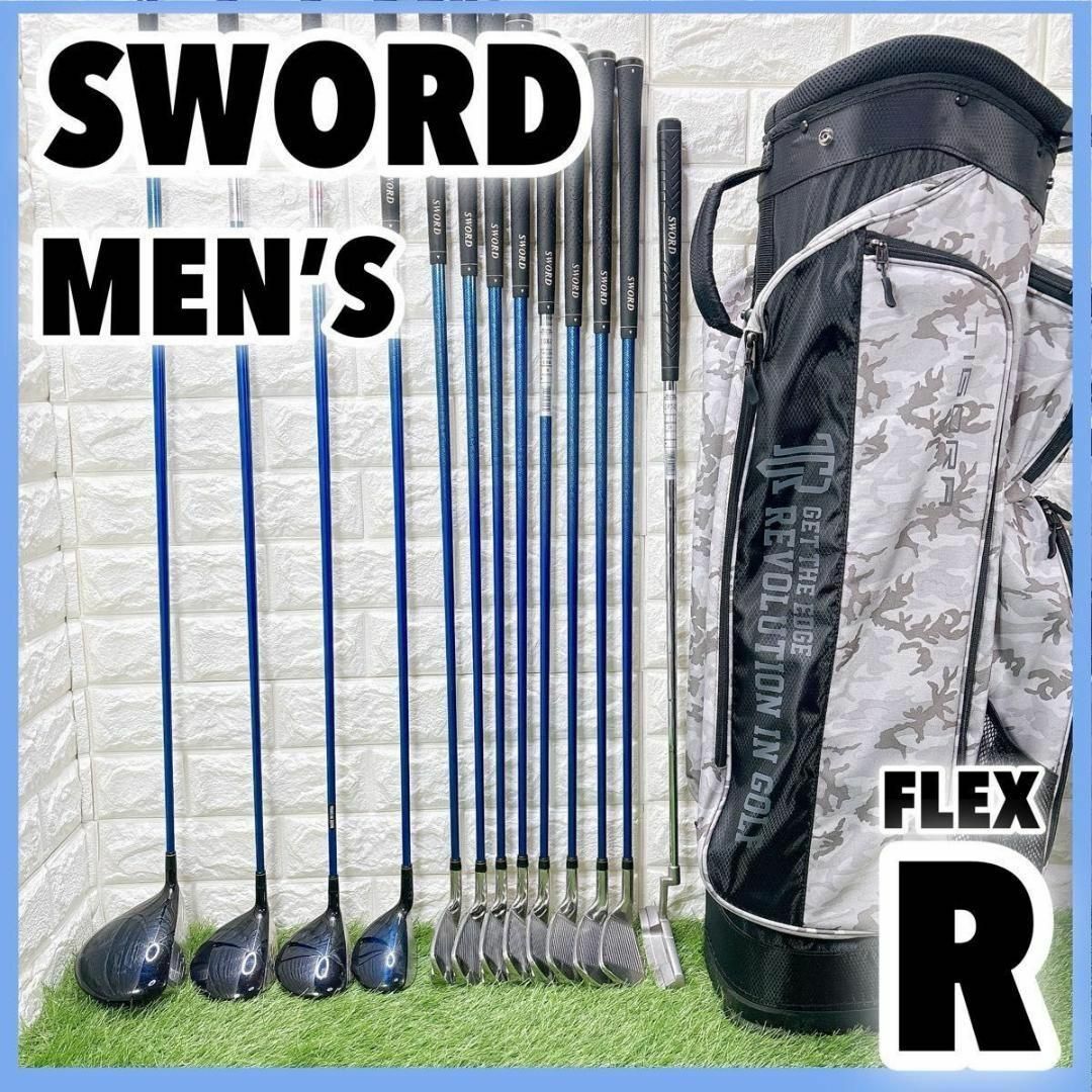 カタナゴルフ SWORD メンズクラブ ゴルフセット キャディバッグ カタナゴルフ SWORD メンズクラブ ゴルフセット キャディバッグ