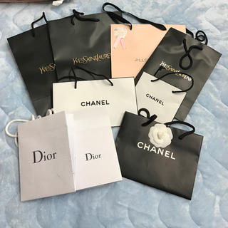 シャネル(CHANEL)の化粧品のショップ袋と箱のセット(ショップ袋)