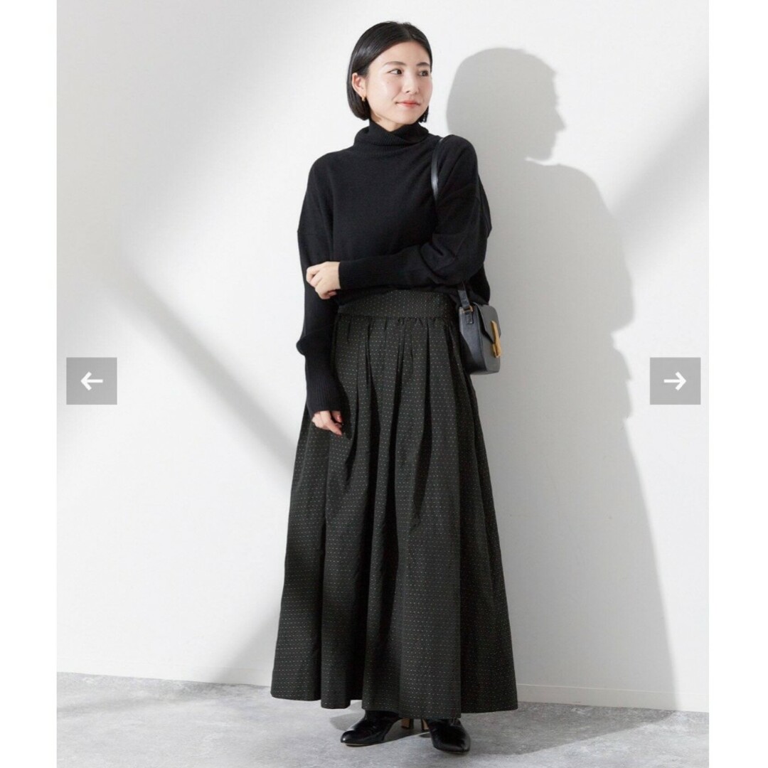 美品 ジャーナルスタンダード メモリータフタスカート ブラック 美品 ジャーナルスタンダード メモリータフタスカート ブラック