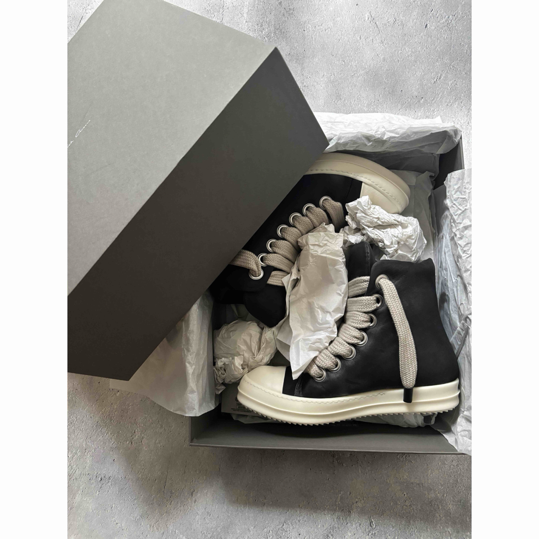 Rick Owens - リックオウエンス ジャンボレース レザーパデッド Rick Owens - リックオウエンス ジャンボレース レザーパデッド