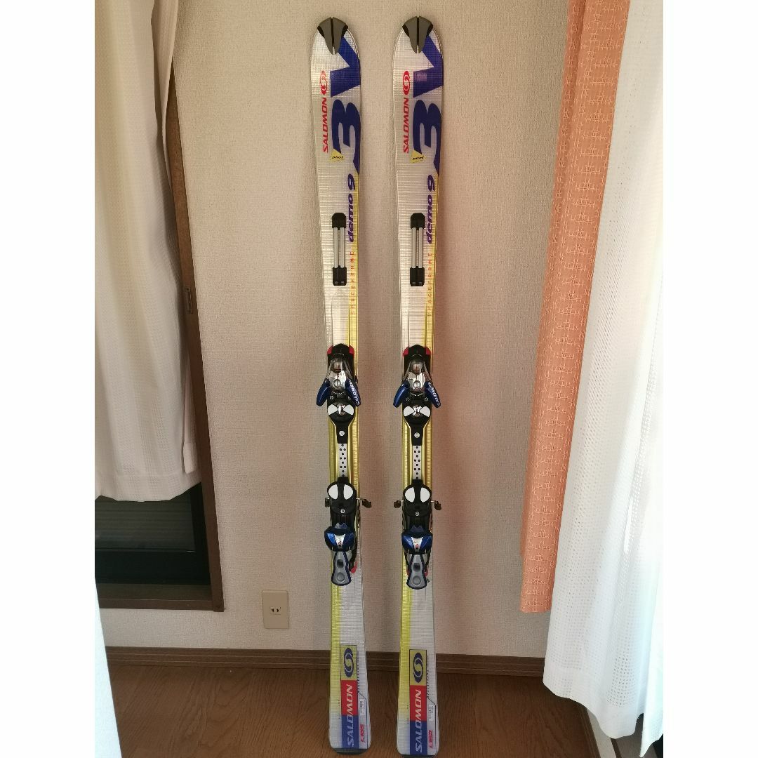 SALOMON - SALOMON サロモン demo9 3V 165cm スキー板 ストック SALOMON - SALOMON サロモン demo9 3V 165cm スキー板 ストック