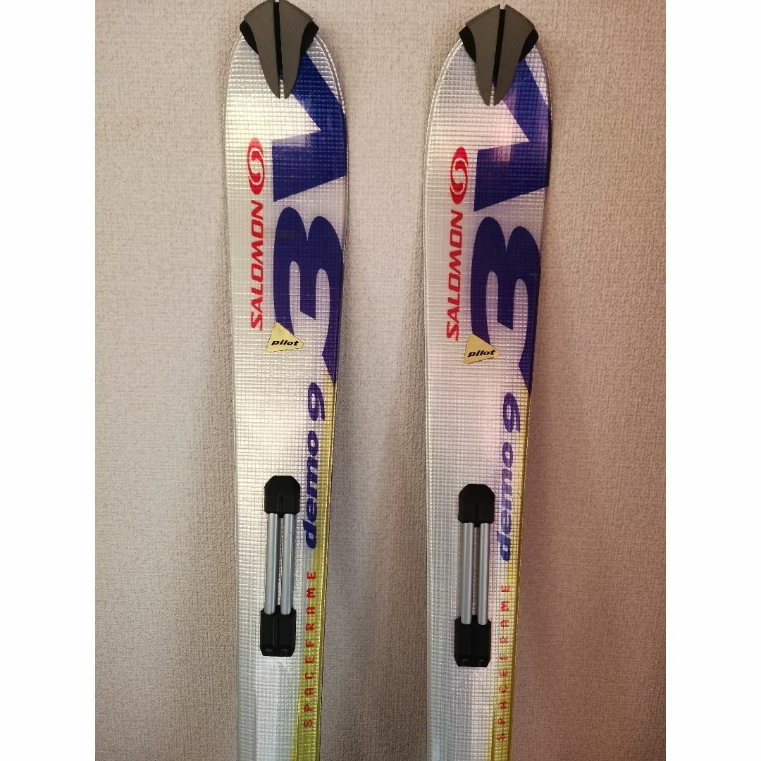 SALOMON - SALOMON サロモン demo9 3V 165cm スキー板 ストック SALOMON - SALOMON サロモン demo9 3V 165cm スキー板 ストック