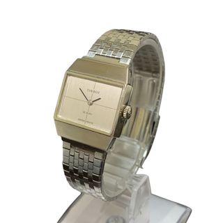 TISSOT - TISSOT STYLIST 手巻き腕時計 ゴールド文字盤 TISSOT - TISSOT STYLIST 手巻き腕時計 ゴールド文字盤