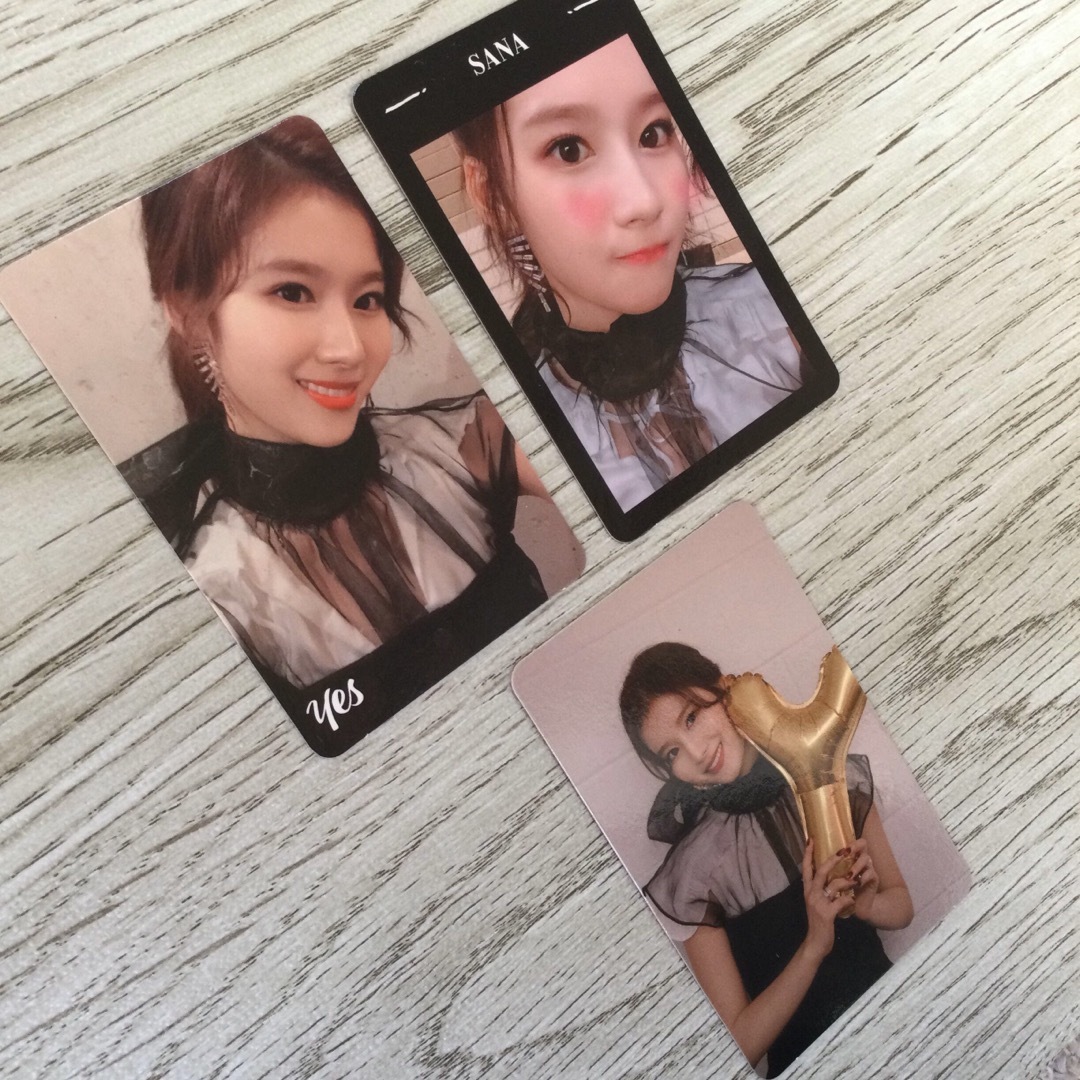 TWICE - twice サナ yes or yes トレカ yoy フォトカード sanaの TWICE - twice サナ yes or yes トレカ yoy フォトカード sanaの