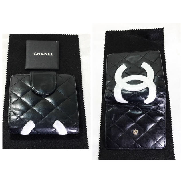 CHANEL(シャネル)のCHANEL カンボン がま口折財布 レディースのファッション小物(財布)の商品写真