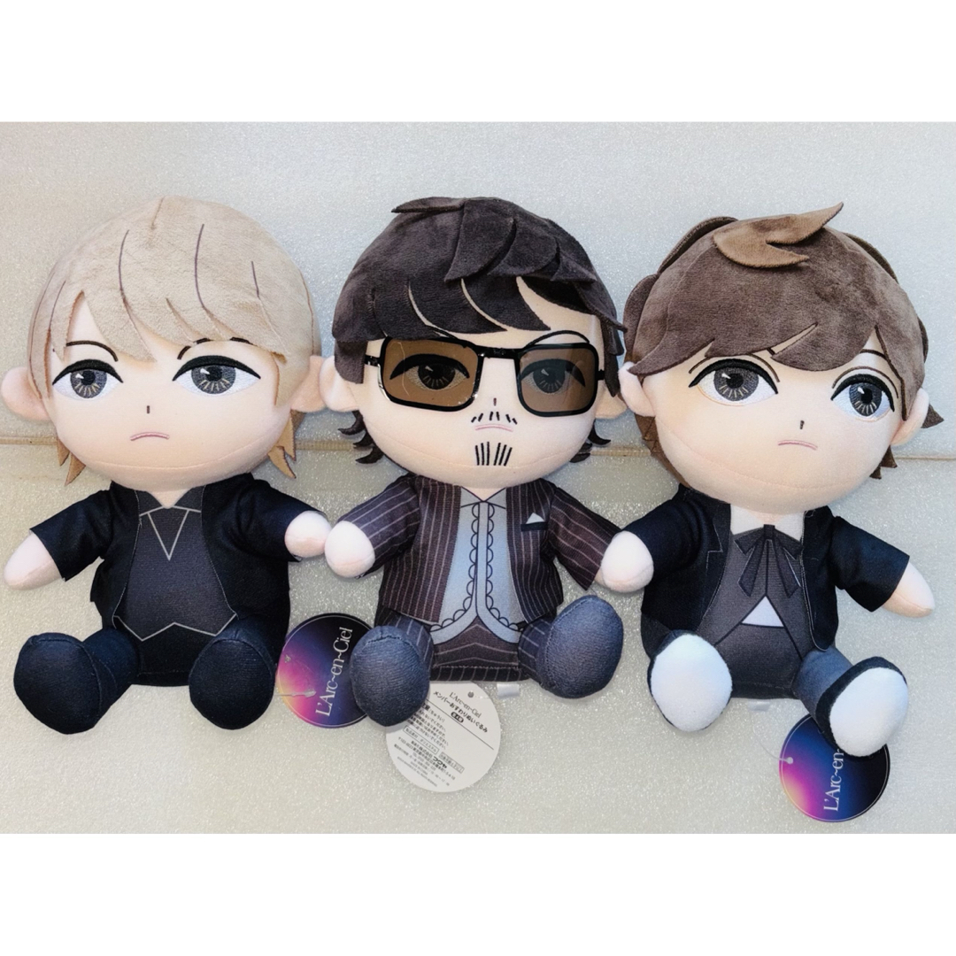 L'Arc〜en〜Ciel メンバーおすわりぬいぐるみ4種セット 鋭 L'Arc〜en〜Ciel メンバーおすわりぬいぐるみ4種セット 鋭