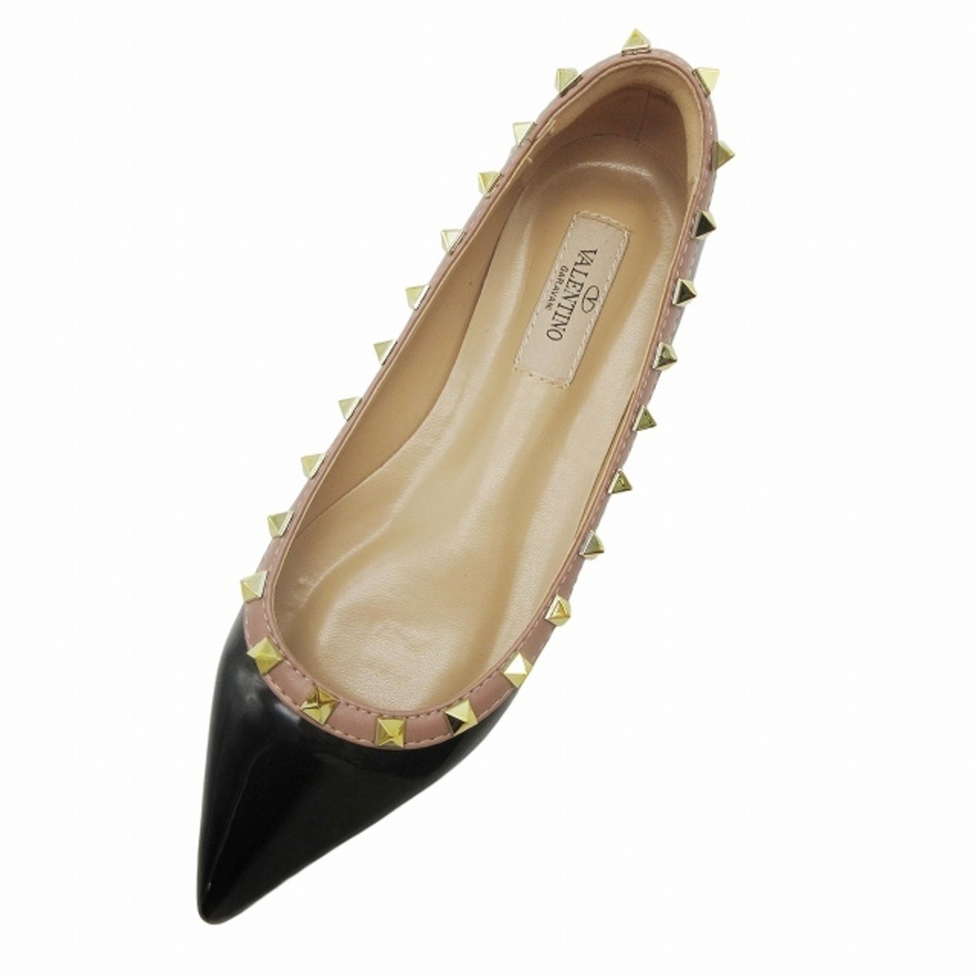 美品 ヴァレンティノ ガラヴァーニ ロックスタッズ フラット 美品 ヴァレンティノ ガラヴァーニ ロックスタッズ フラット