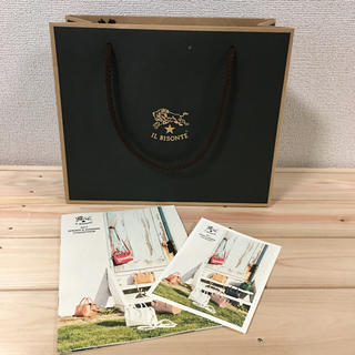 イルビゾンテ(IL BISONTE)のイルビゾンテ ショッパー 紙袋 2017 春 夏 カタログ ポストカード バッグ(ショップ袋)