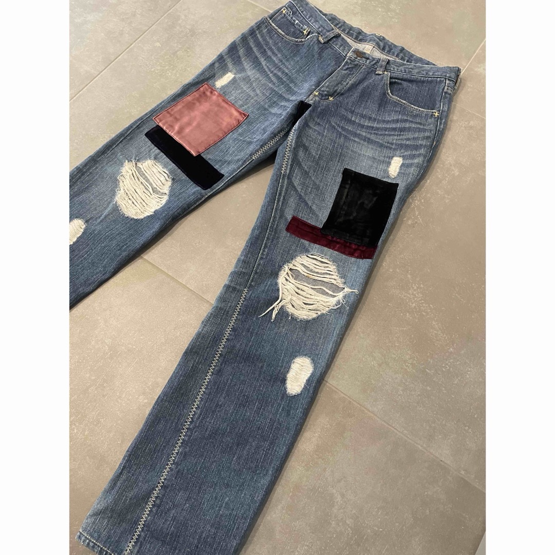 NUMBER (N)INE - ナンバーナイン/03AW/パッチワークデニムパンツ NUMBER (N)INE - ナンバーナイン/03AW/パッチワークデニムパンツ