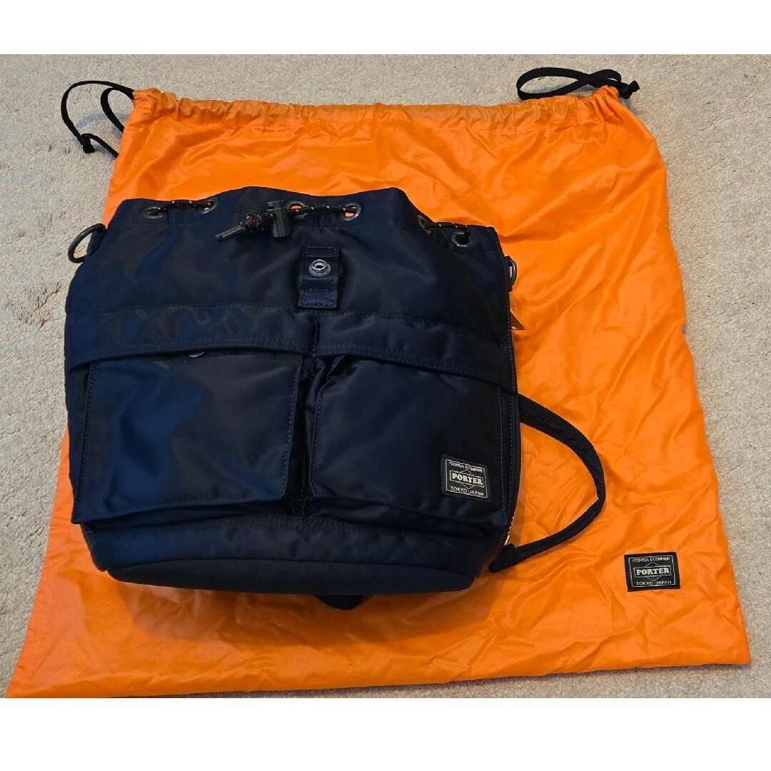 PORTER/ポーター＞TANKER SACKPACK／IRON BLUE／F