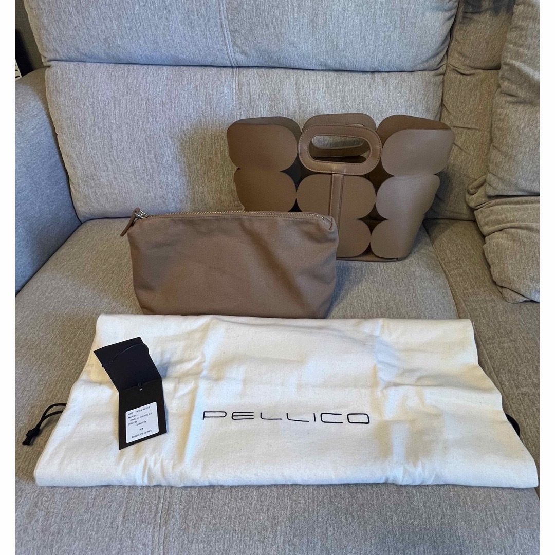 PELLICO - PELLICO ※ANELLI HANDLE※ 2 カットワークハンドバッグ PELLICO - PELLICO ※ANELLI HANDLE※ 2 カットワークハンドバッグ