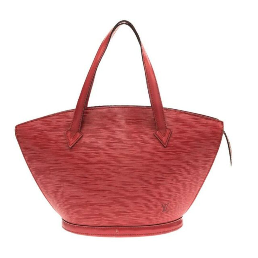 LOUIS VUITTON - LOUIS VUITTON(ルイヴィトン) ハンドバッグ エピ サンジャック M52277 カスティリアンレッド レザー（LVロゴの刻印入り）