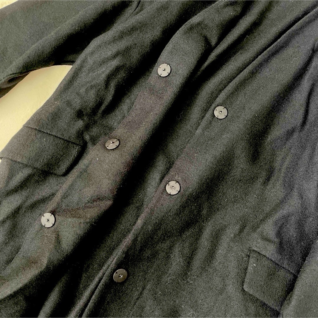JOURNAL STANDARD relume(ジャーナルスタンダードレリューム)のJOURNAL STANDARD   ウールジャージー スタンドチェスターコート レディースのジャケット/アウター(ロングコート)の商品写真