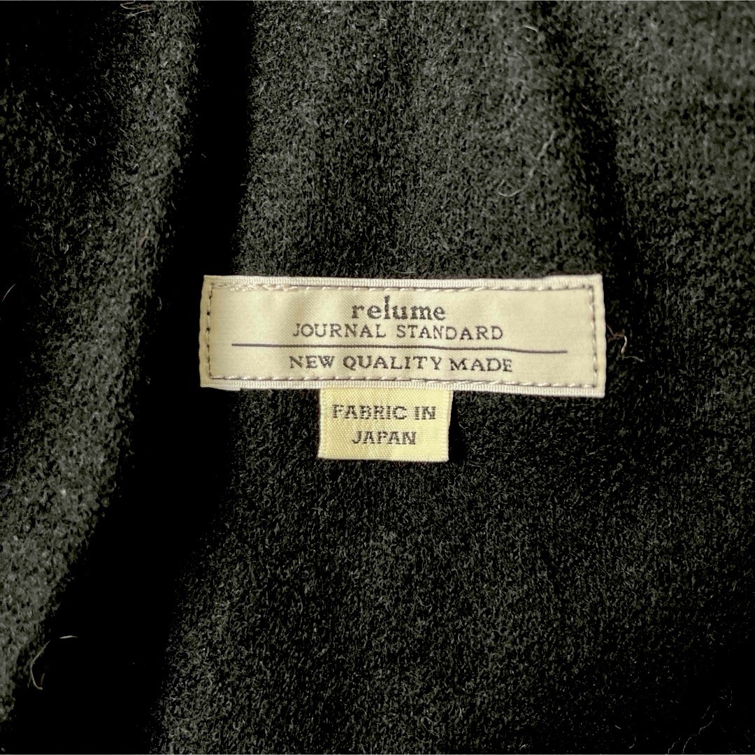 JOURNAL STANDARD relume(ジャーナルスタンダードレリューム)のJOURNAL STANDARD   ウールジャージー スタンドチェスターコート レディースのジャケット/アウター(ロングコート)の商品写真