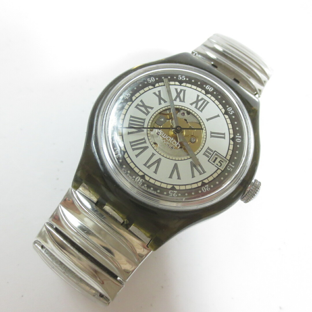 swatch - C360　Swatch　スウォッチ 自動巻　オートマチック　腕時計　ウォッチ  蛇腹ベルト　SMALL