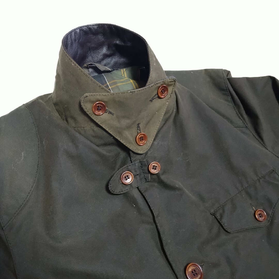 美品」Barbour バブアー ビーコンスポーツワックスジャケット S 美品」Barbour バブアー ビーコンスポーツワックスジャケット S