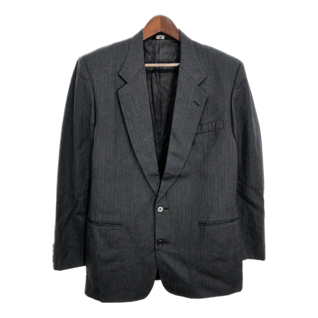 USA製 LANVIN ランバン テーラードジャケット ブラック (メンズ USA製 LANVIN ランバン テーラードジャケット ブラック (メンズ