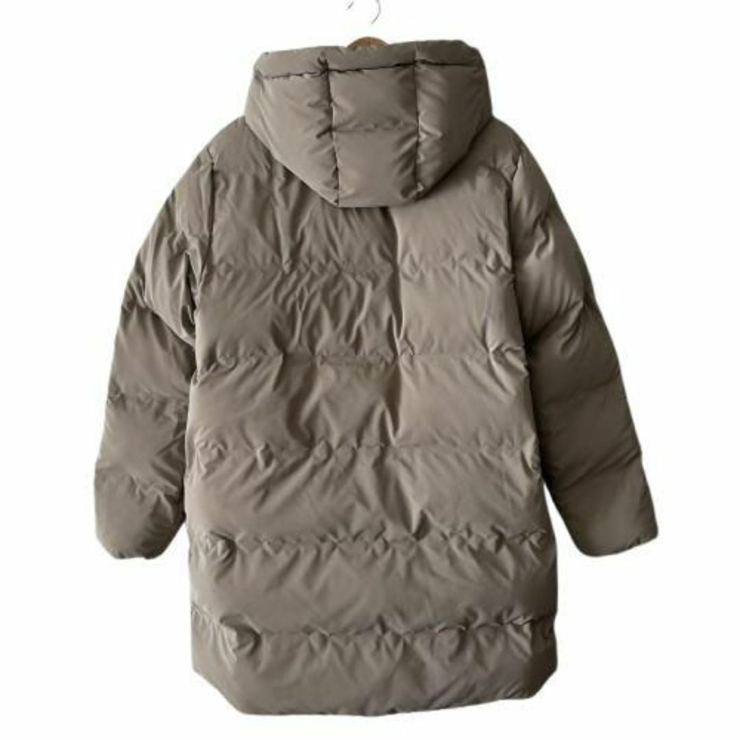 ZARA - ZARA フード付きキルティングアノラック モールグレー ZARA - ZARA フード付きキルティングアノラック モールグレー