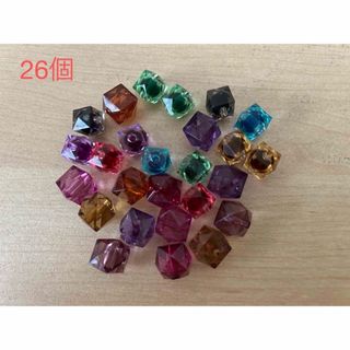 🔴🟠🟡✨カラフルビーズ✨🟤🔵🟣(各種パーツ)