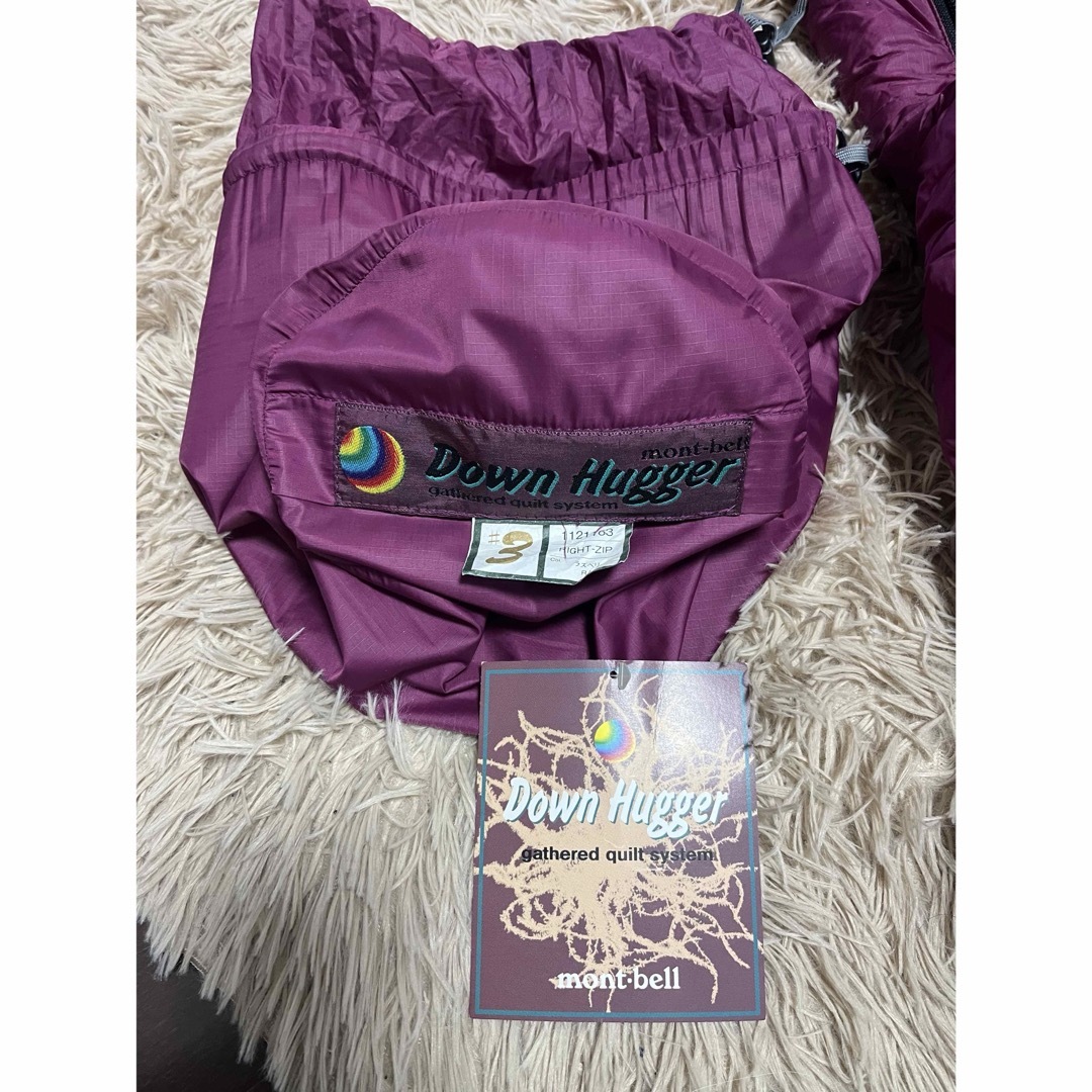 mont bell(モンベル)のお買得2個セット‼️美品✴︎mont-bell モンベル ダウンハガー#3✴︎パープル スポーツ/アウトドアのアウトドア(寝袋/寝具)の商品写真