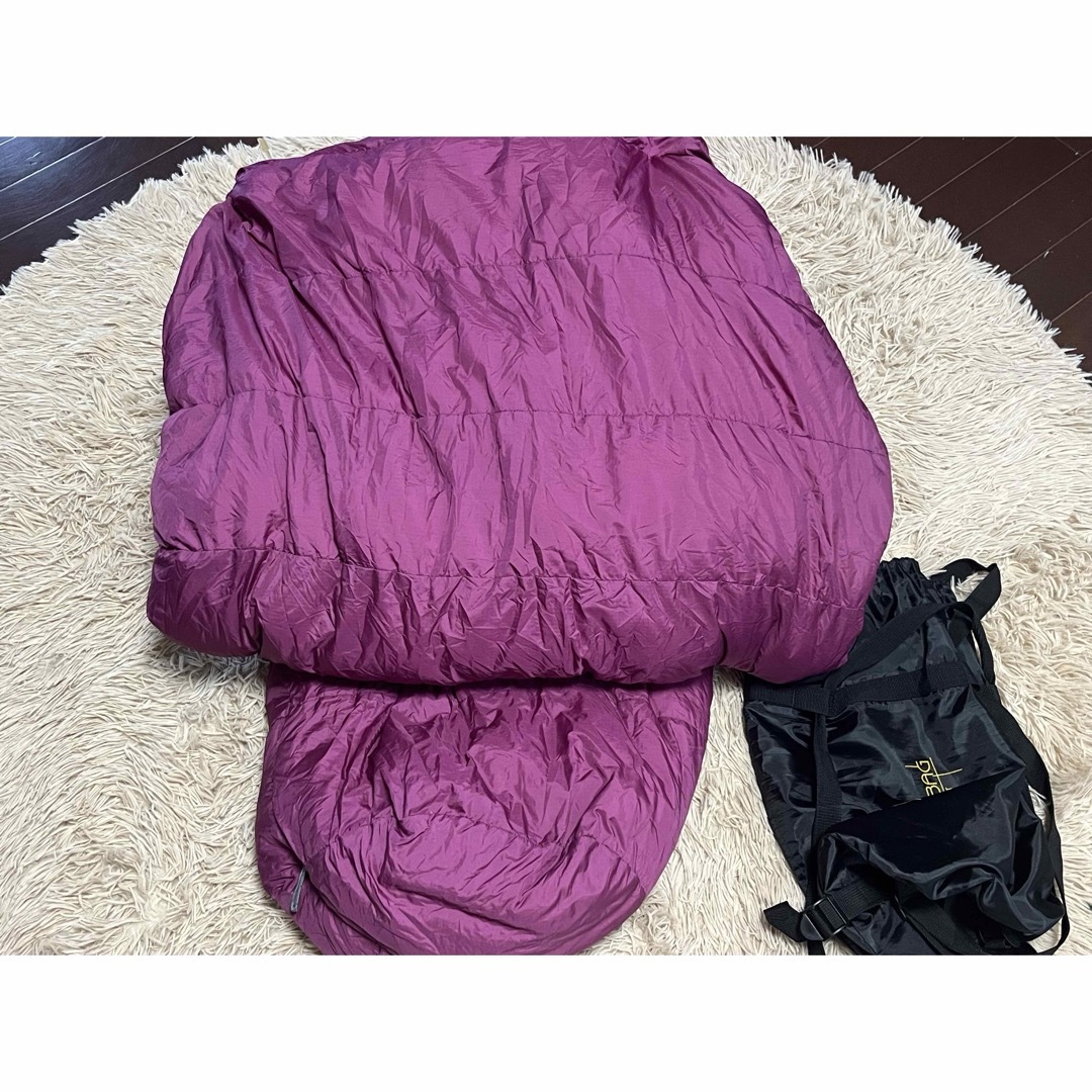 mont bell(モンベル)のお買得2個セット‼️美品✴︎mont-bell モンベル ダウンハガー#3✴︎パープル スポーツ/アウトドアのアウトドア(寝袋/寝具)の商品写真