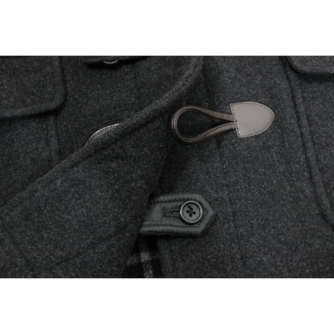 42【極美品】イーストボーイ ダッフルコート 9 グレー M 裏