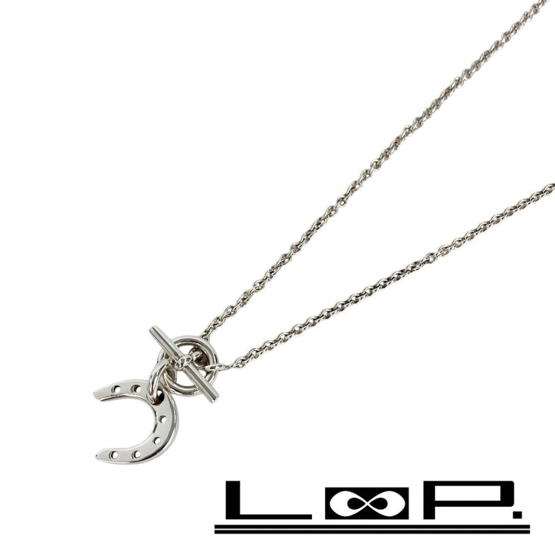 HERMES(エルメス)の■新同■　エルメス ホースシュー ネックレス アクセサリー 馬蹄 シルバー SV 925 箱 【222009】〇 レディースのアクセサリー(ネックレス)の商品写真