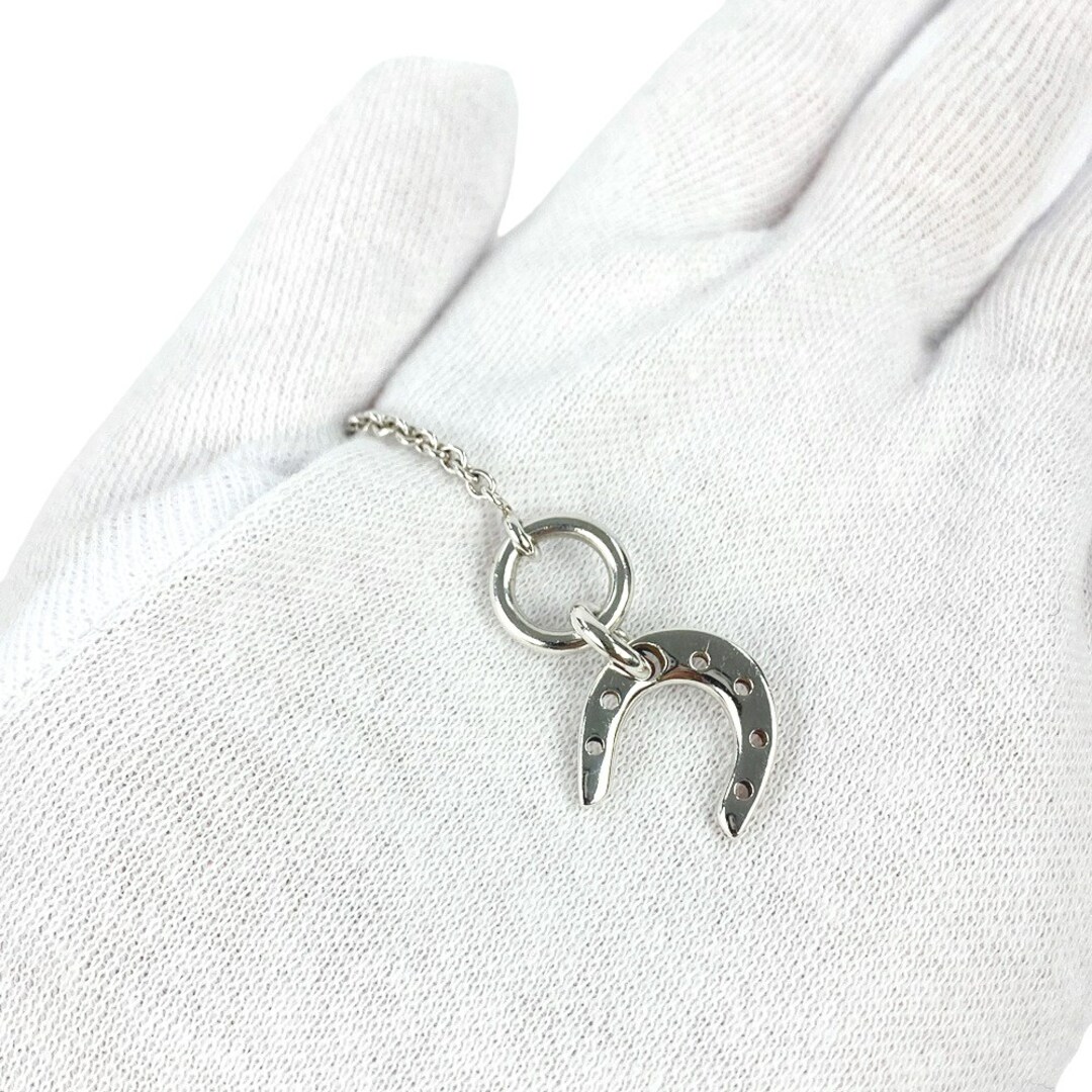 HERMES(エルメス)の■新同■　エルメス ホースシュー ネックレス アクセサリー 馬蹄 シルバー SV 925 箱 【222009】〇 レディースのアクセサリー(ネックレス)の商品写真