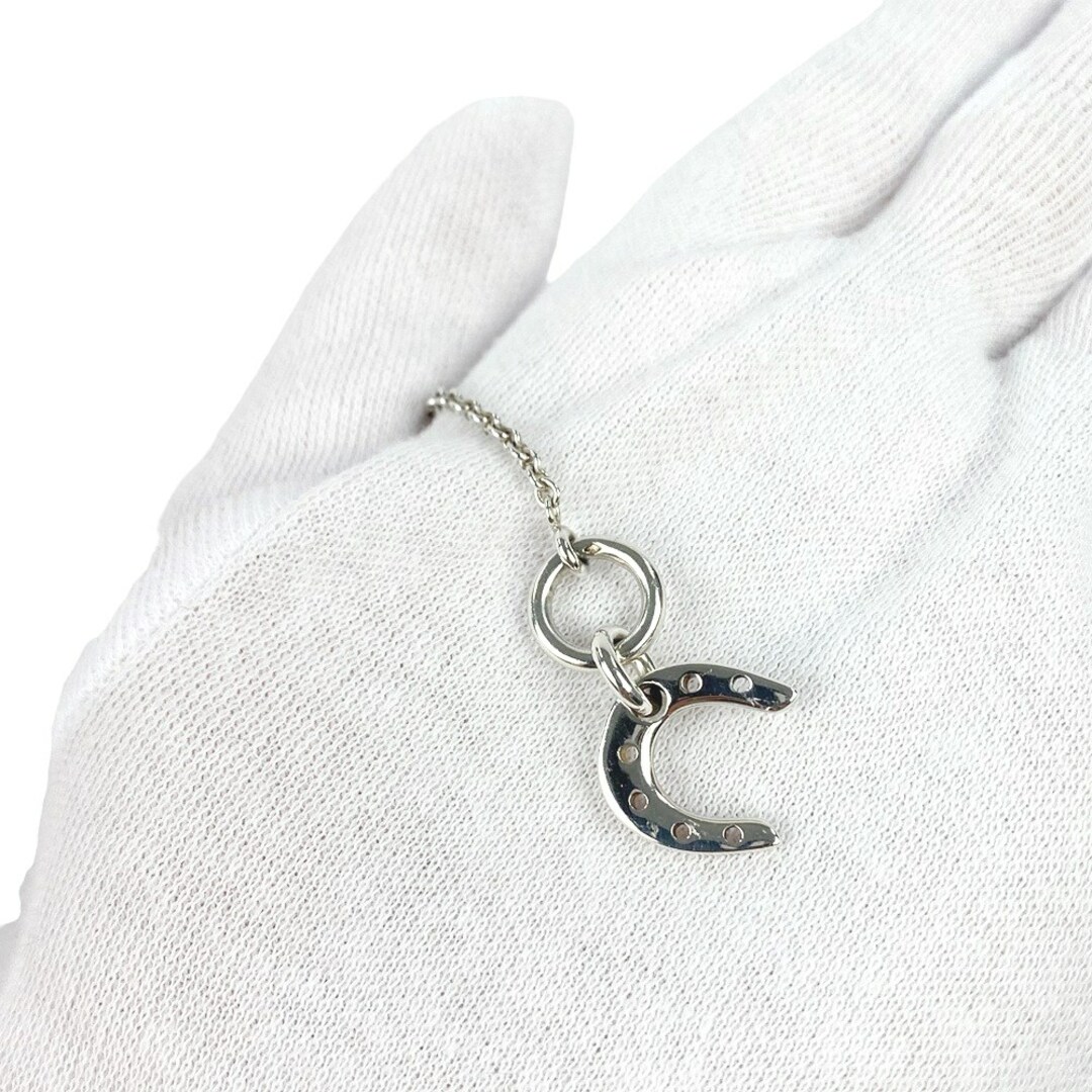 HERMES(エルメス)の■新同■　エルメス ホースシュー ネックレス アクセサリー 馬蹄 シルバー SV 925 箱 【222009】〇 レディースのアクセサリー(ネックレス)の商品写真